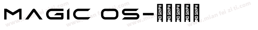 Magic OS字体转换